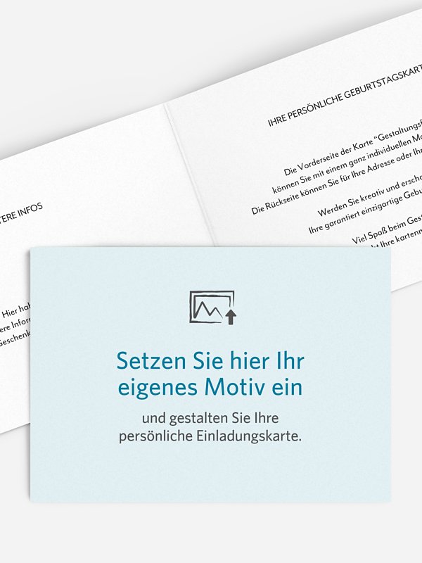 Einladung 40. Geburtstag Gestaltungsfreiheit