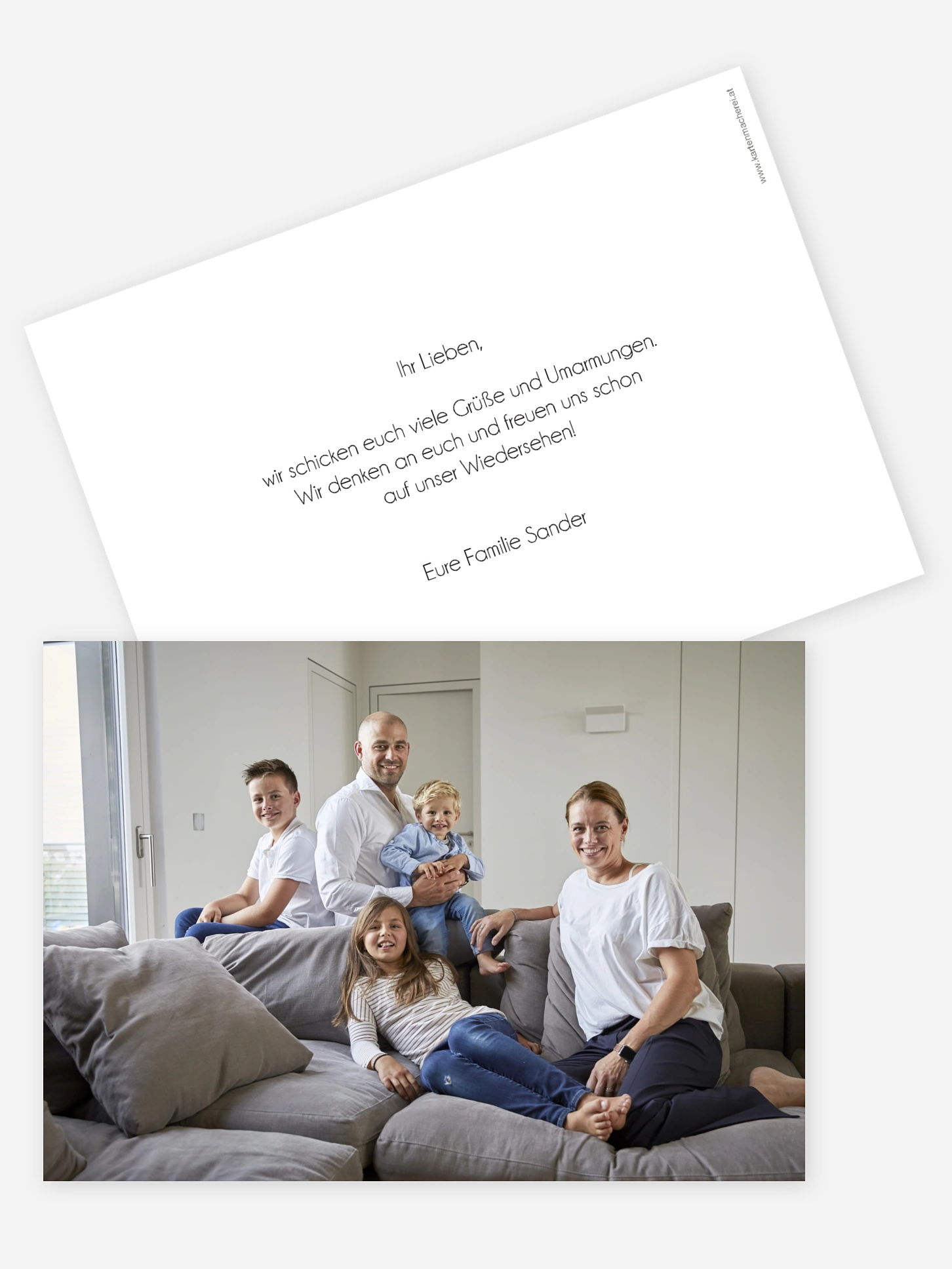 Grußkarte Gestaltungsfreiheit