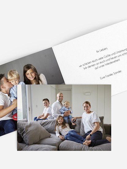 Grußkarte Gestaltungsfreiheit