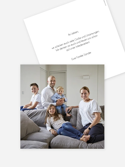 Grußkarte Gestaltungsfreiheit