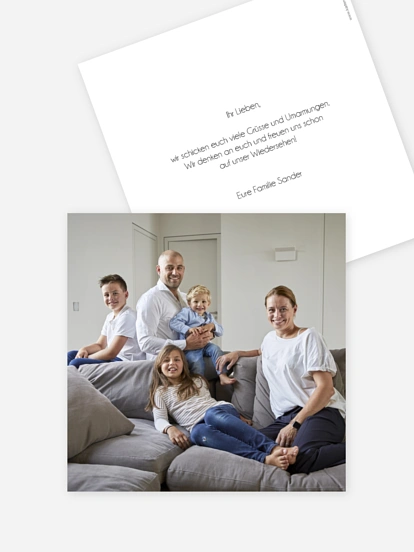 Grußkarte Gestaltungsfreiheit