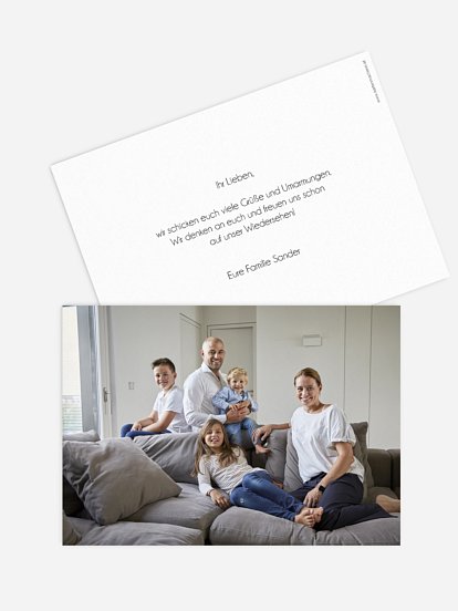 Grußkarte Gestaltungsfreiheit