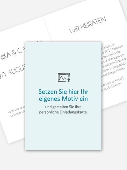 Hochzeitseinladung Gestaltungsfreiheit