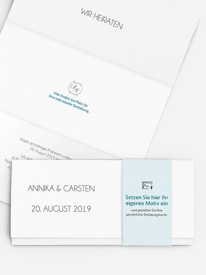 Hochzeitseinladung Gestaltungsfreiheit