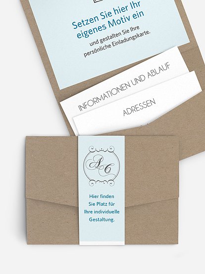 Hochzeitseinladung Gestaltungsfreiheit