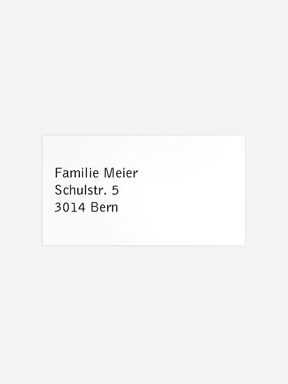 Empfängeraufkleber Trauer Gestaltungsfreiheit