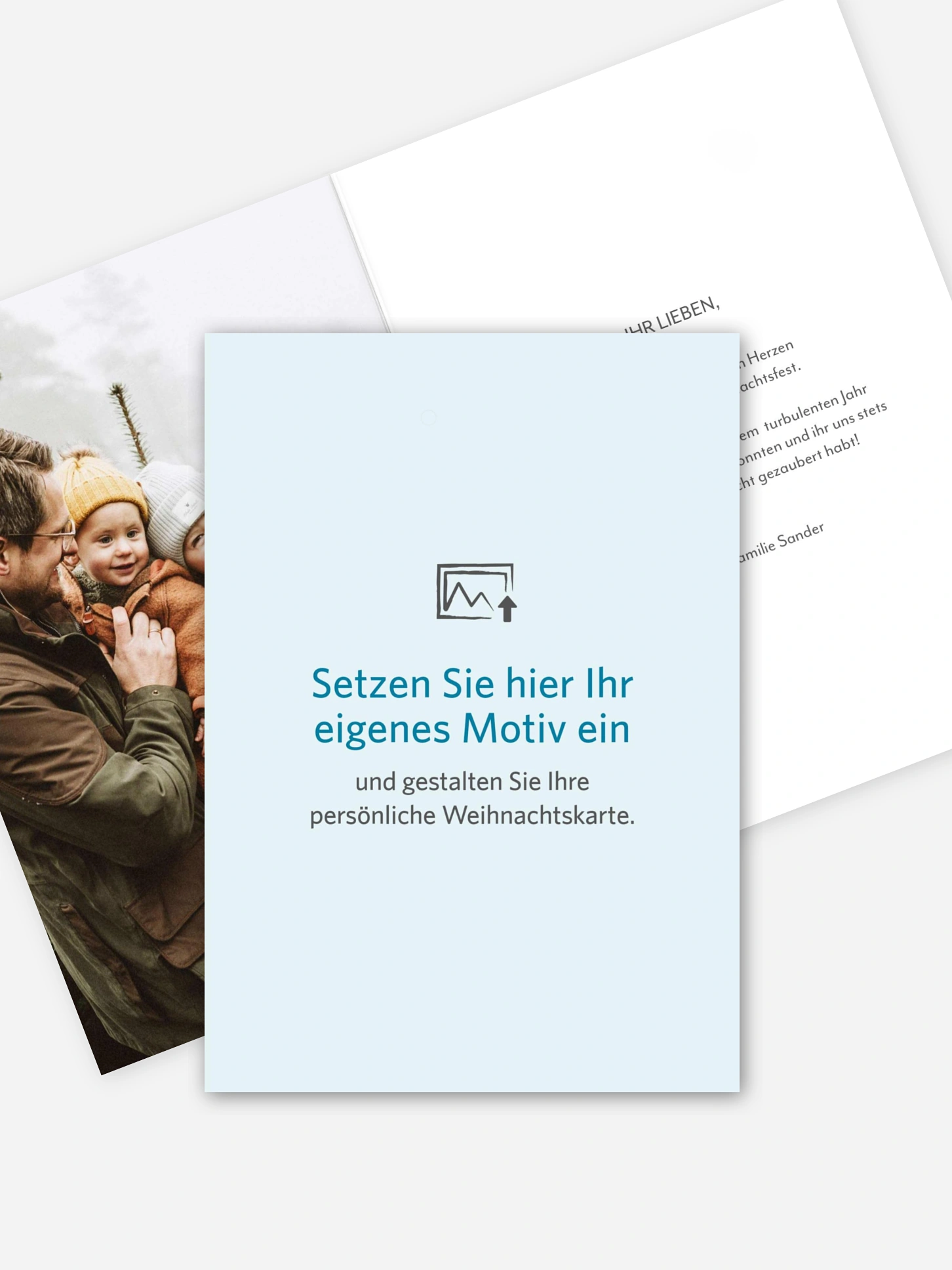 Weihnachtskarte Gestaltungsfreiheit