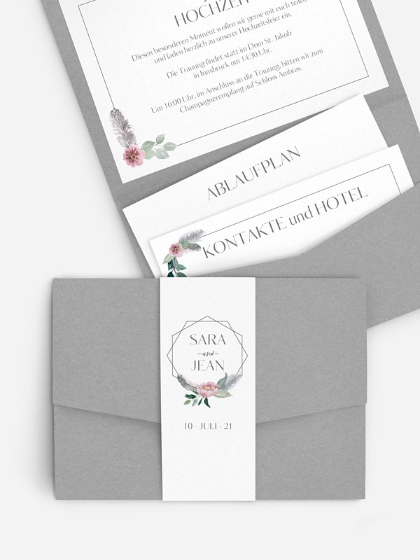 Hochzeitseinladung Boho Dreams