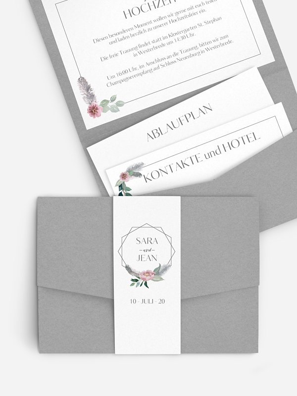 Hochzeitseinladung Boho Dreams