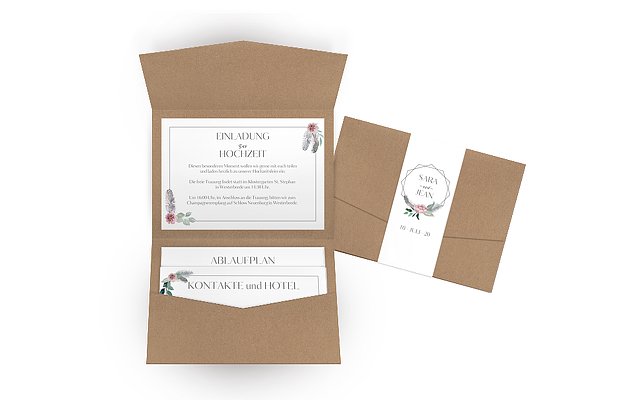 Hochzeitseinladung Boho Dreams