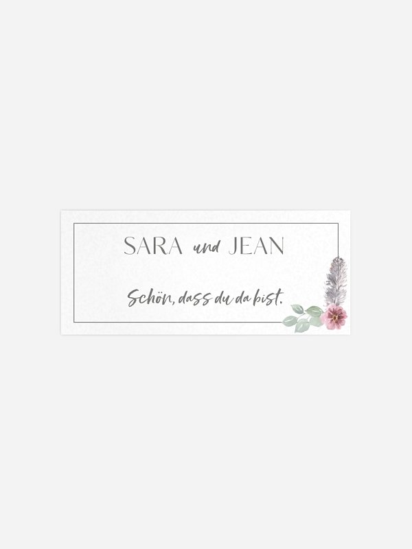 Geschenkaufkleber Hochzeit Boho Dreams