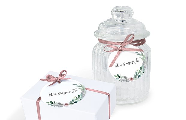 Anhänger mit Band zur Hochzeit Boho Dreams