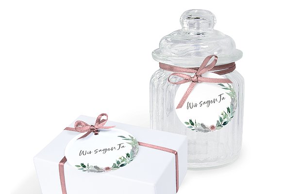 Anhänger mit Band zur Hochzeit Boho Dreams
