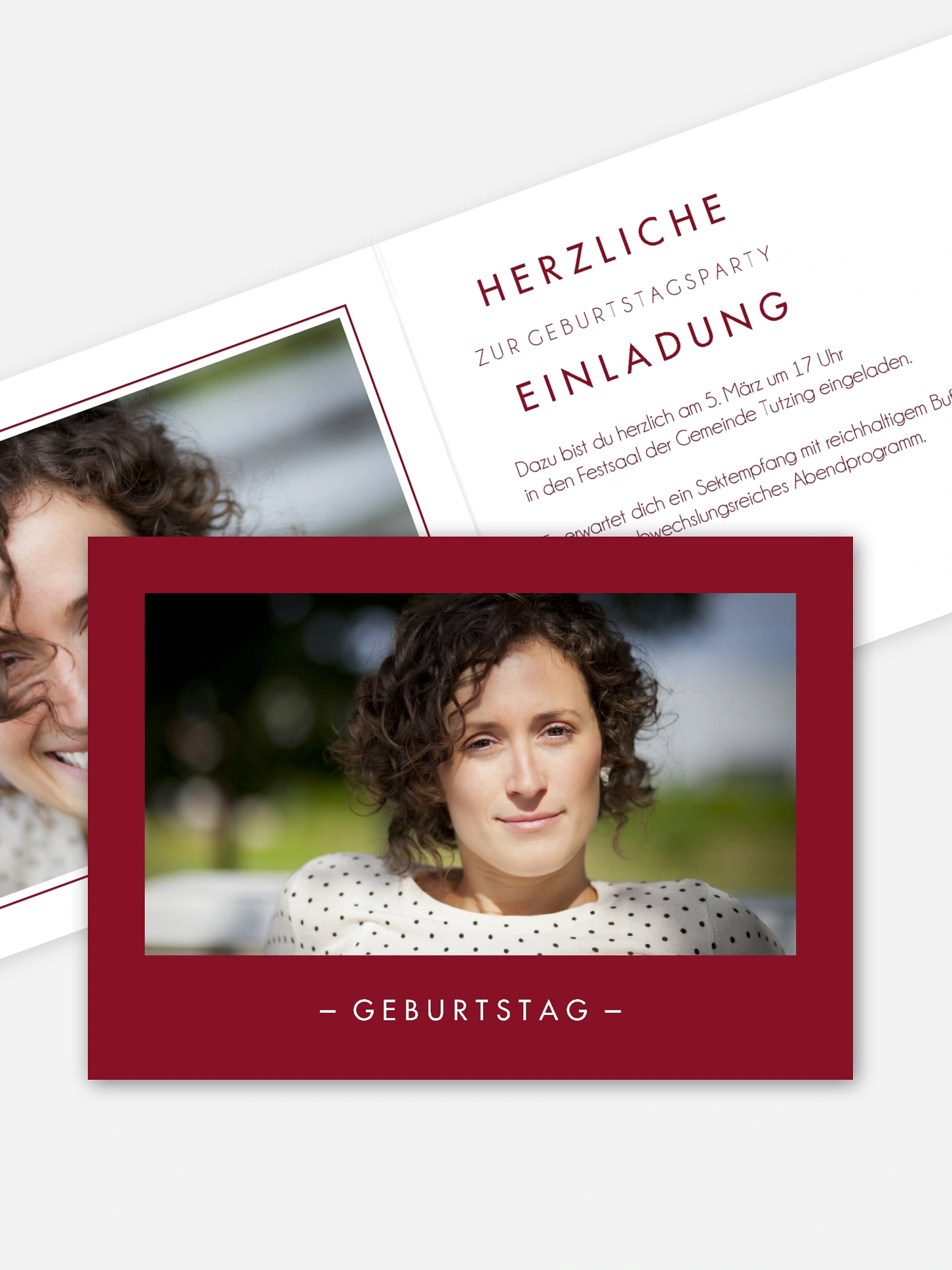 Einladung 40. Geburtstag Purist