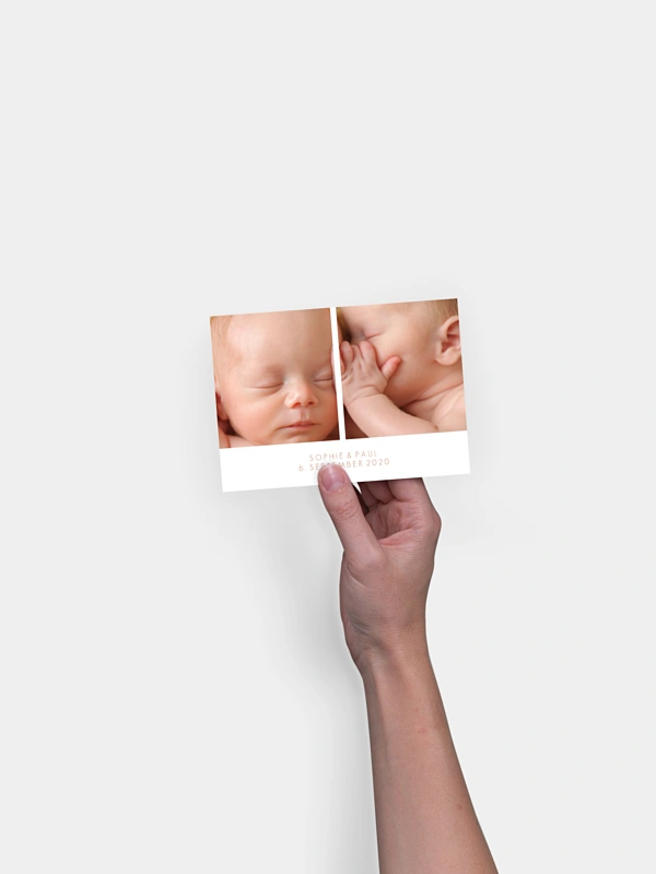Zwillingskarte Bambino