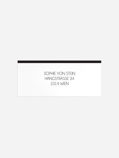 Absenderaufkleber Konfirmation und Kommunion Initiation