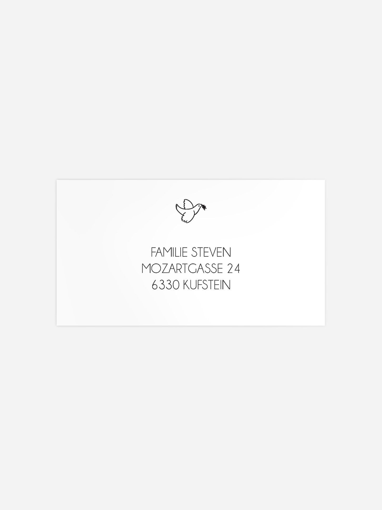 Empfängeraufkleber Konfirmation und Kommunion Initiation