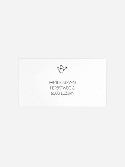 Empfängeraufkleber Konfirmation und Kommunion Initiation