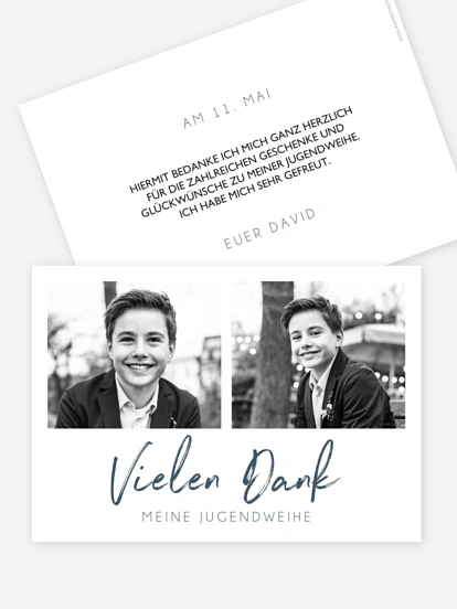Danksagung Jugendweihe Grosser Tag
