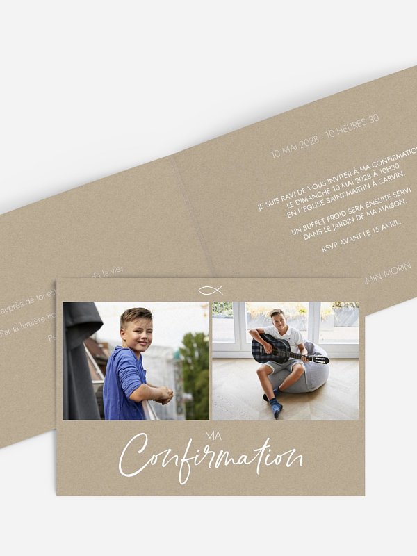 Invitation Confirmation Grand jour