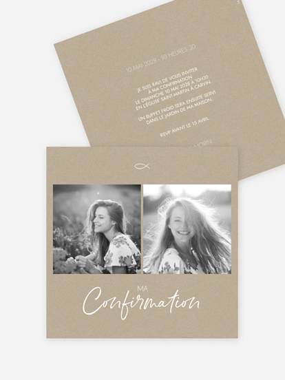 Invitation Confirmation Grand jour