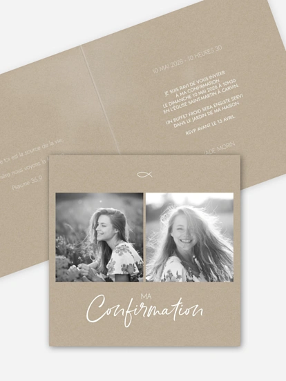 Invitation Confirmation Grand jour