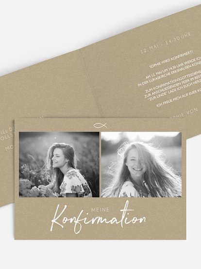 Konfirmationseinladung Grosser Tag