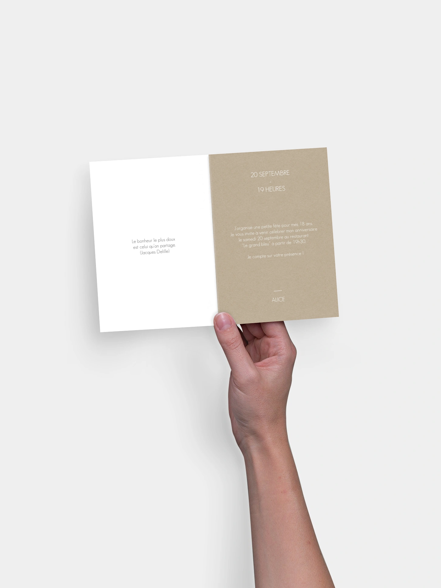 invitation anniversaire 18 Mon chemin