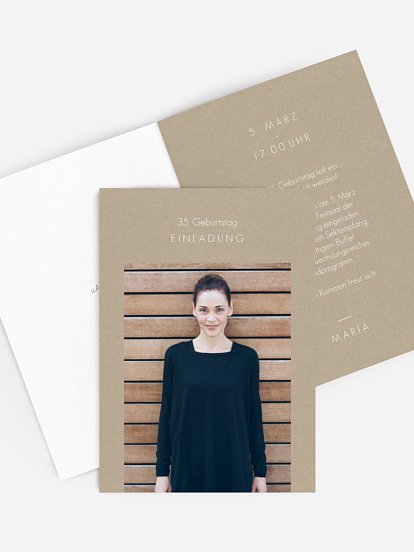 Geburtstagseinladung Mein Weg