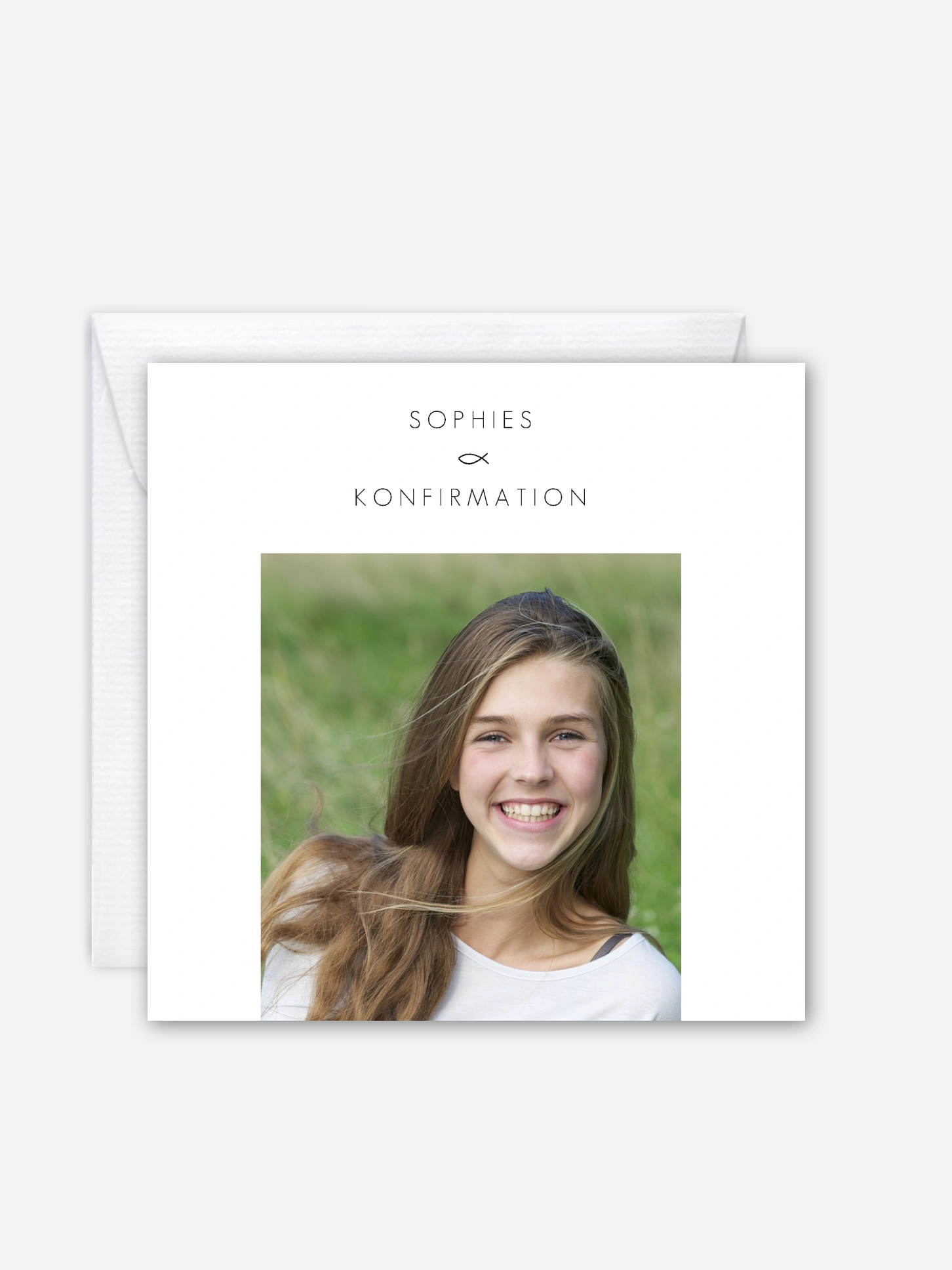 Konfirmationseinladung Mein Weg