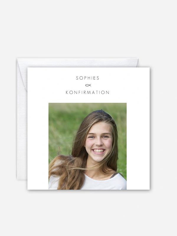 Konfirmationseinladung Mein Weg