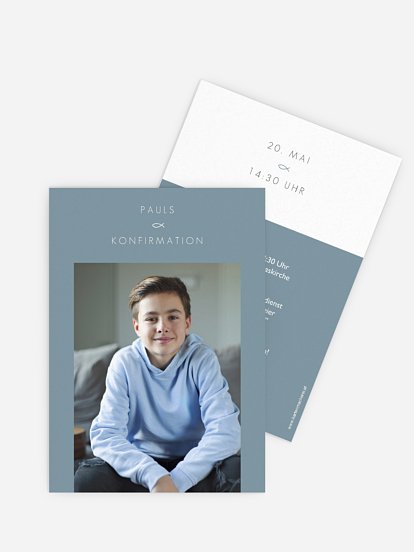 Konfirmationseinladung Mein Weg