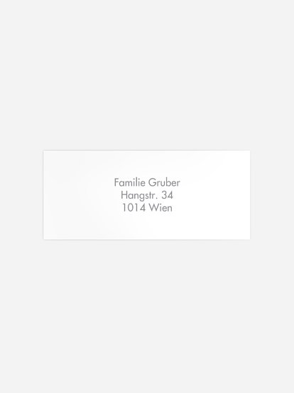 Absenderaufkleber Konfirmation und Kommunion Panorama