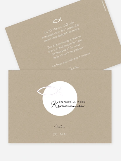 Kommunionseinladung Quelle