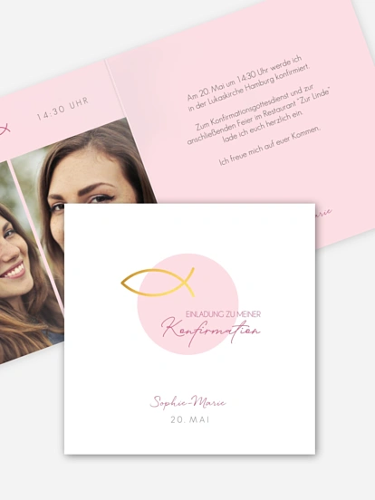 Konfirmationseinladung Quelle