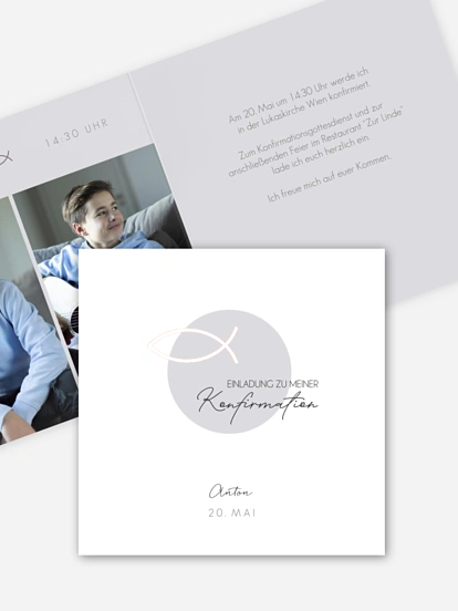 Konfirmationseinladung Quelle
