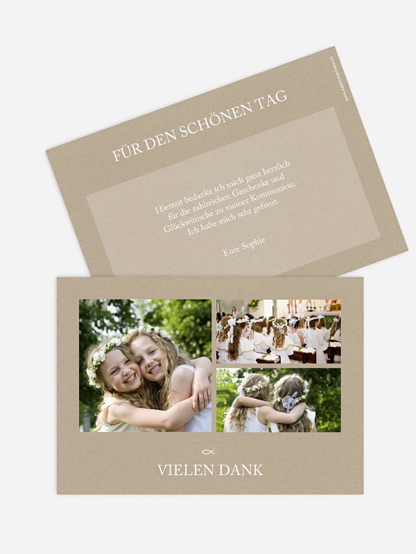 Danksagung Kommunion Meine Segnung