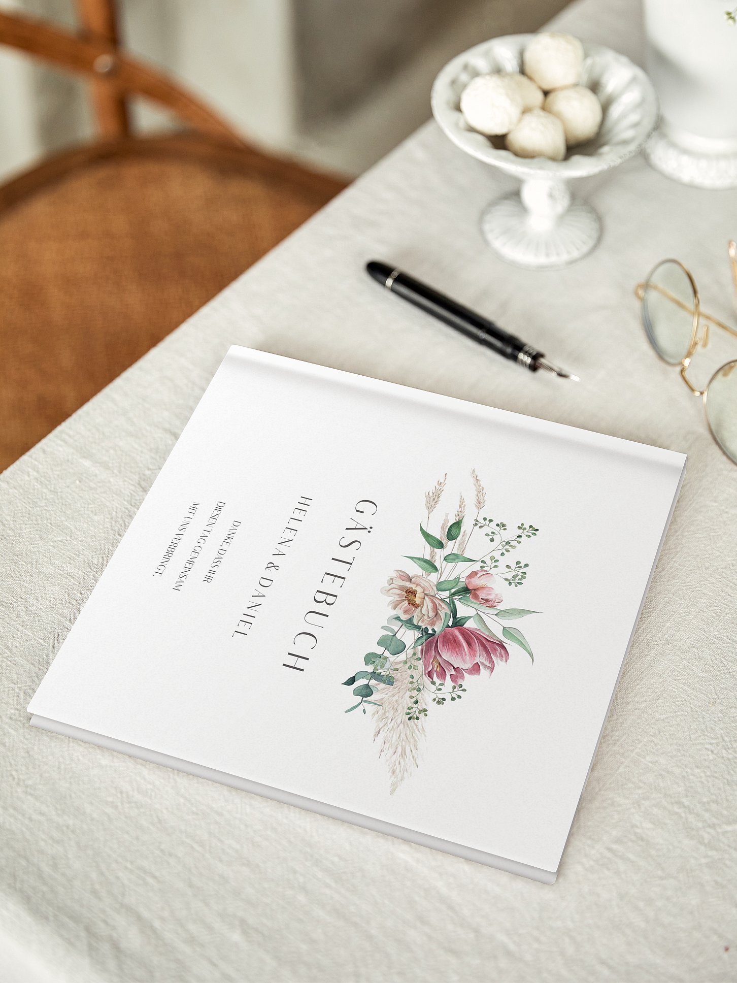 Gästebuch Pampas & Peony