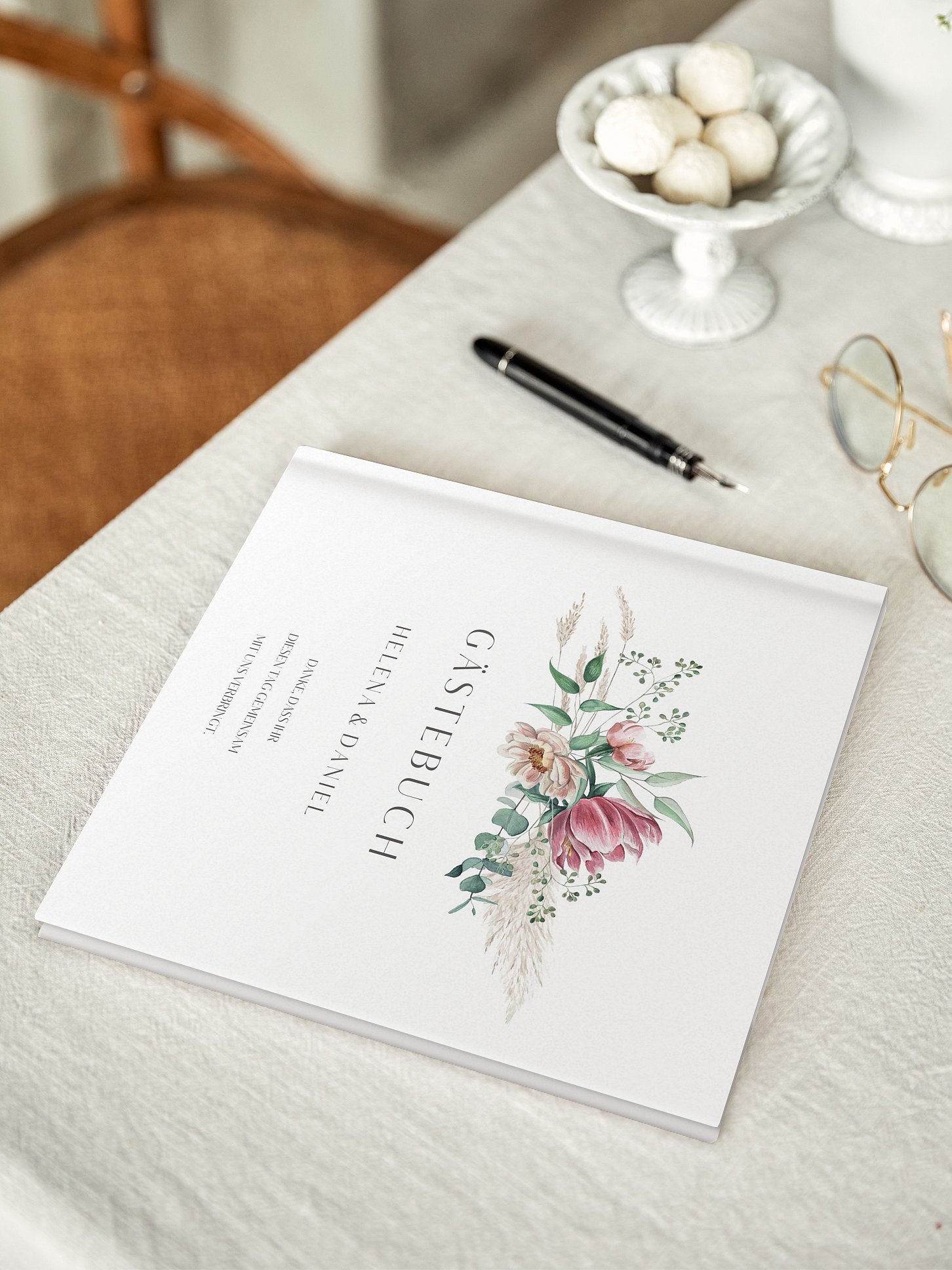 Gästebuch Pampas & Peony