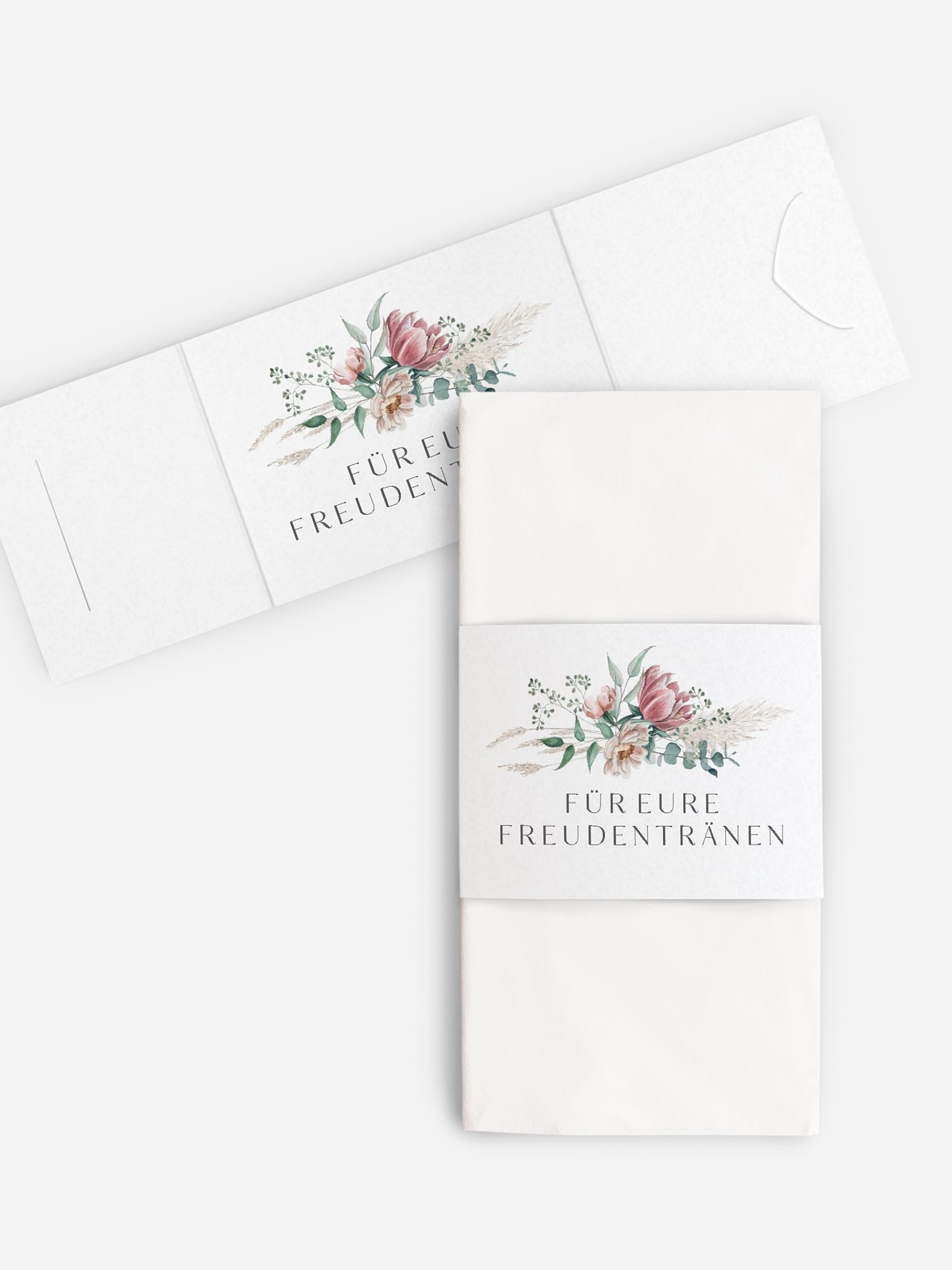 Freudentränen-Taschentücher Pampas & Peony