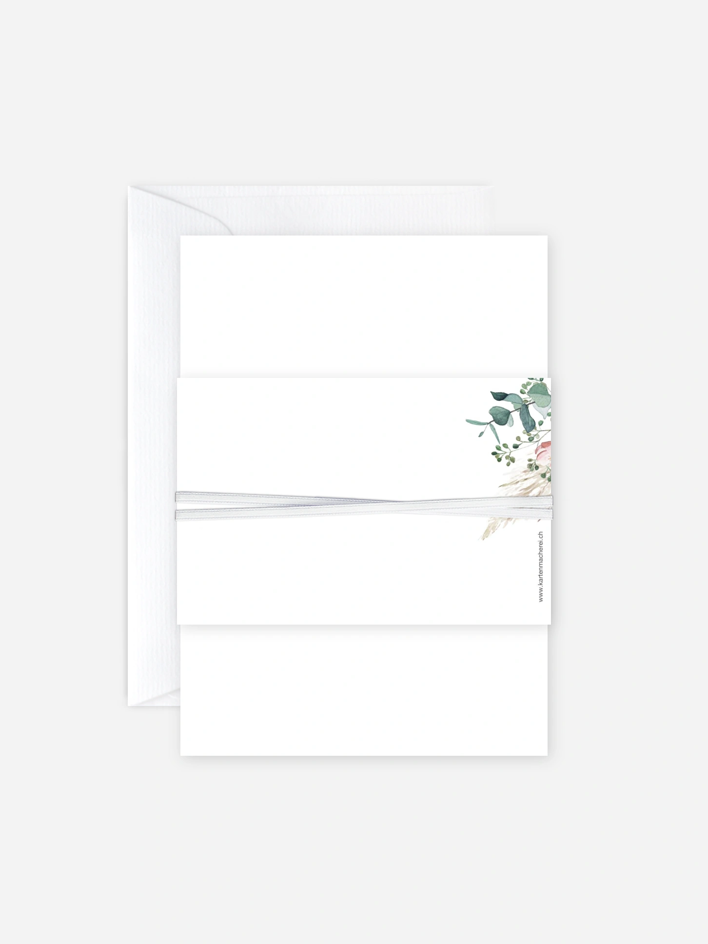 Hochzeitseinladung Pampas & Peony