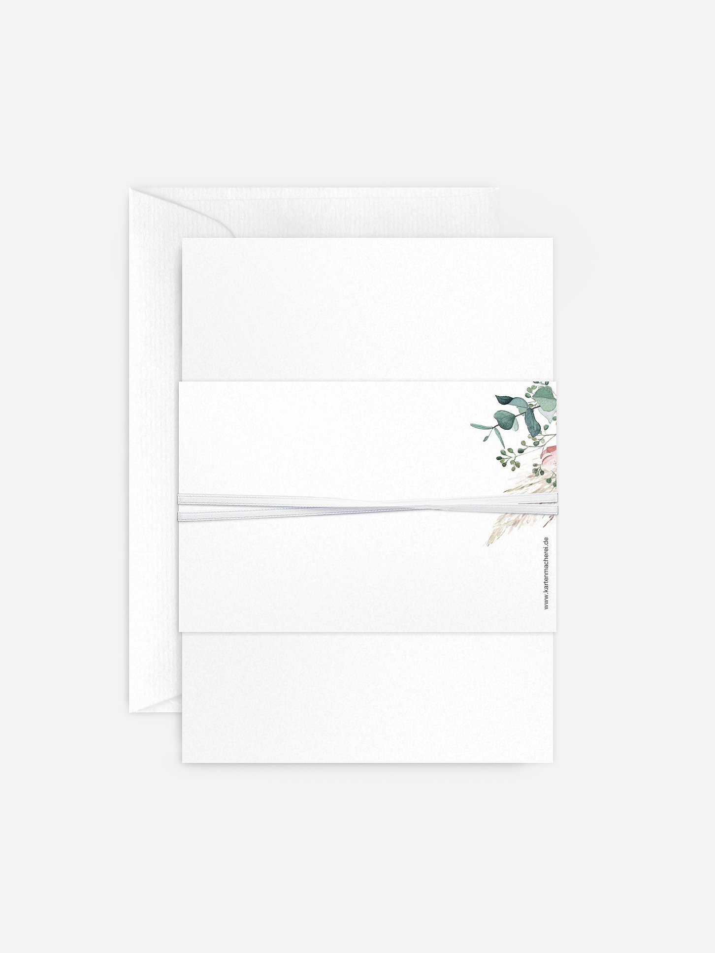 Hochzeitseinladung Pampas & Peony