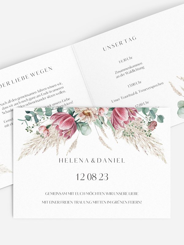 Pampas & Peony