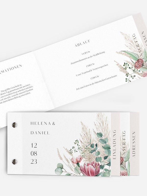 Pampas & Peony