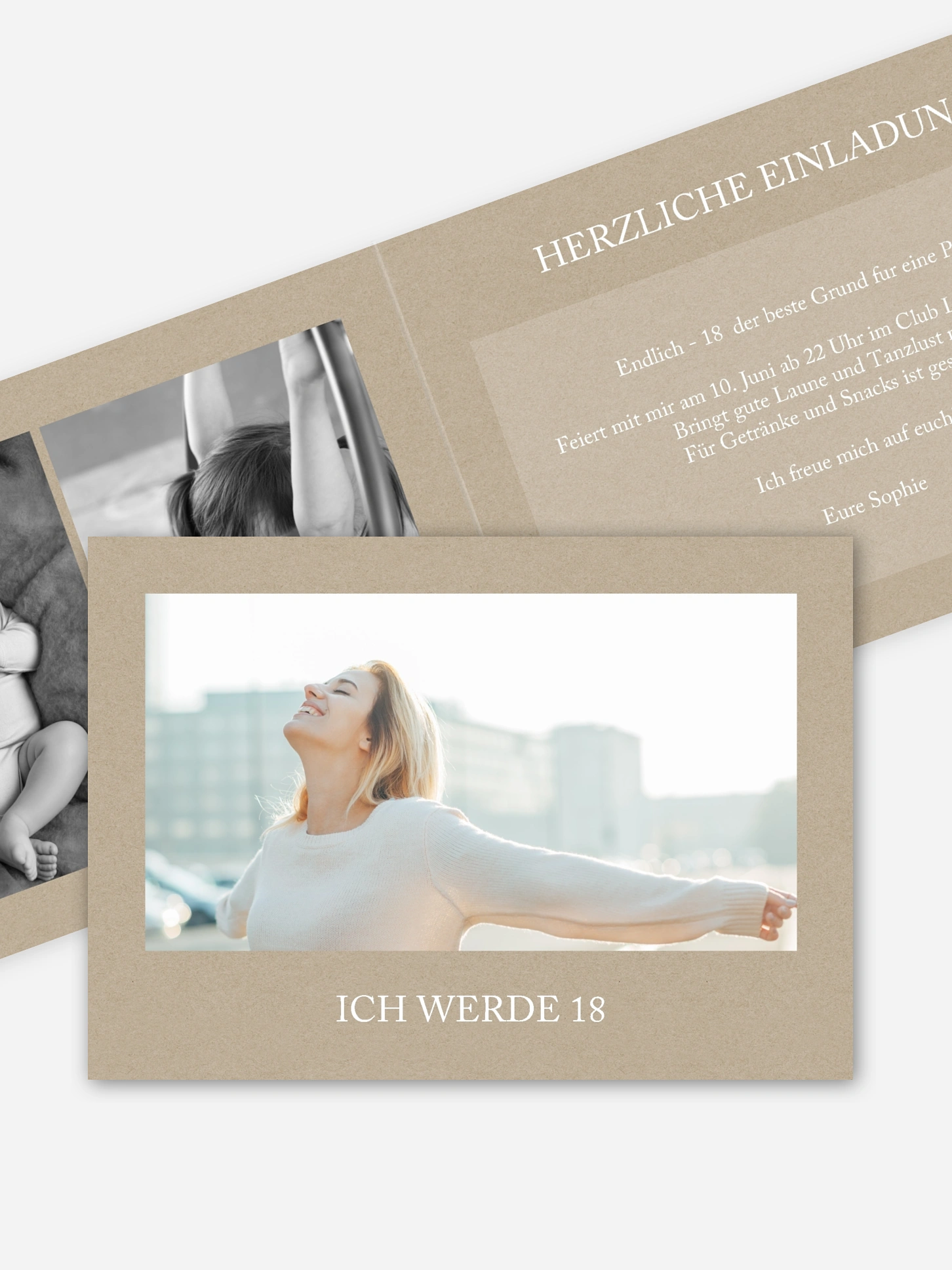 Einladung 18. Geburtstag Mein Tag