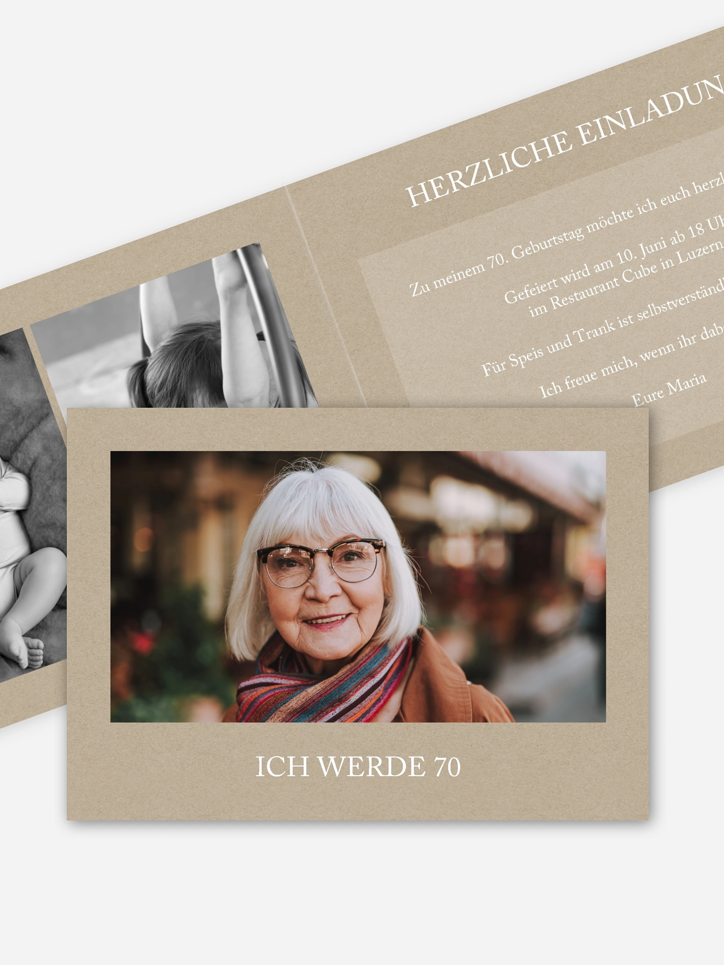 Einladung 70. Geburtstag Mein Tag