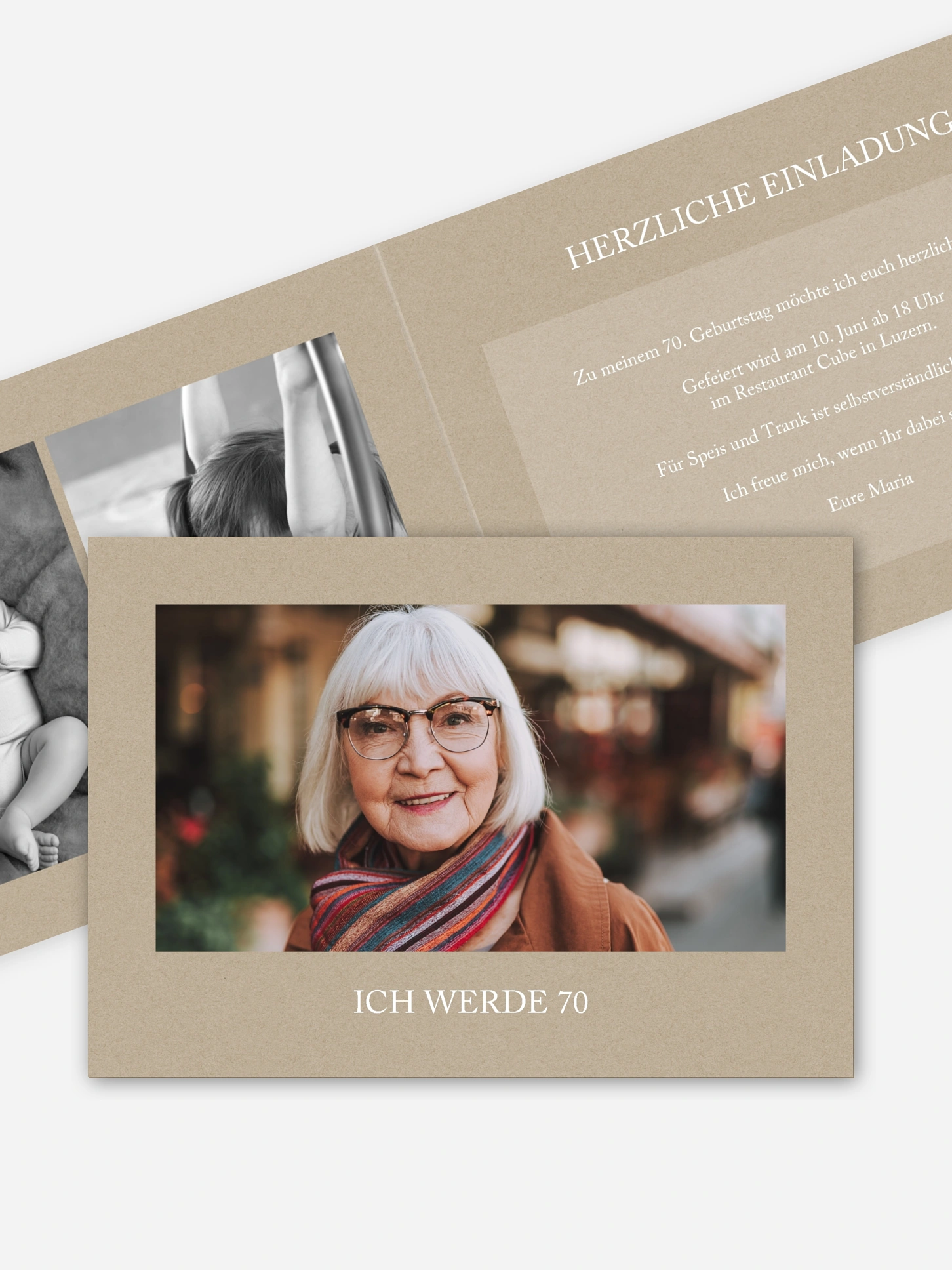 Einladung 70. Geburtstag Mein Tag