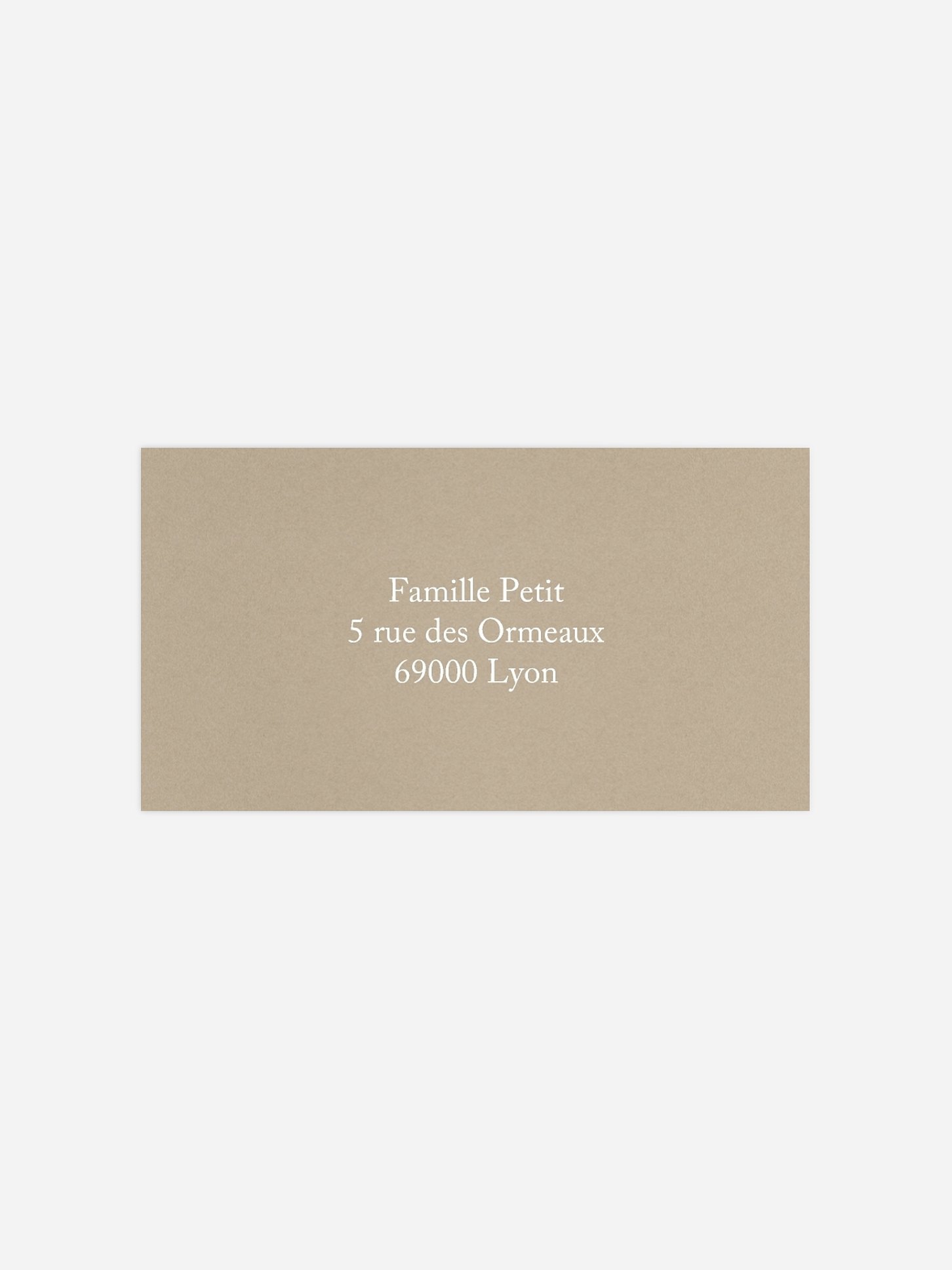 étiquette destinataire anniversaire Ma journée