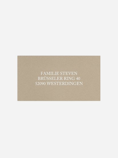 Empfängeraufkleber Geburtstag Mein Tag