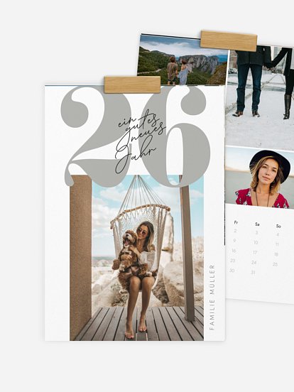 Wandkalender Glücksjahr